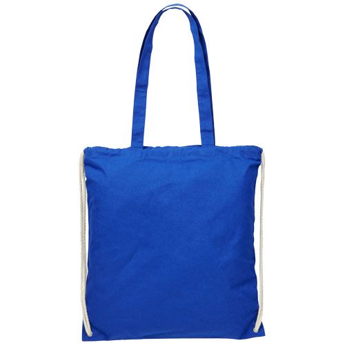 azulón Mochila de cuerdas de algodón de 240 g/m² 6L