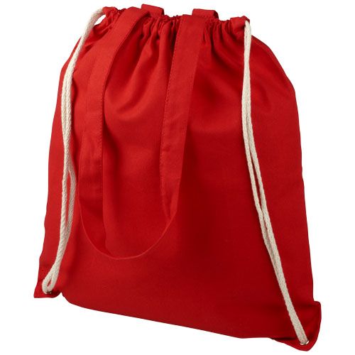 red Mochila de cuerdas de algodón de 240 g/m² 6L