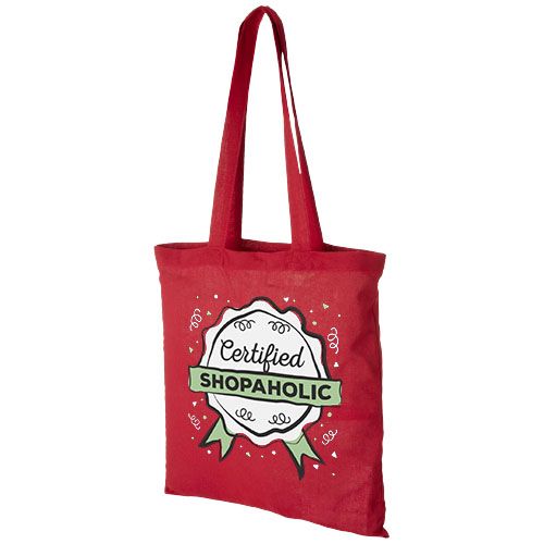 red Bolsa Tote de algodón 180 g/m²
