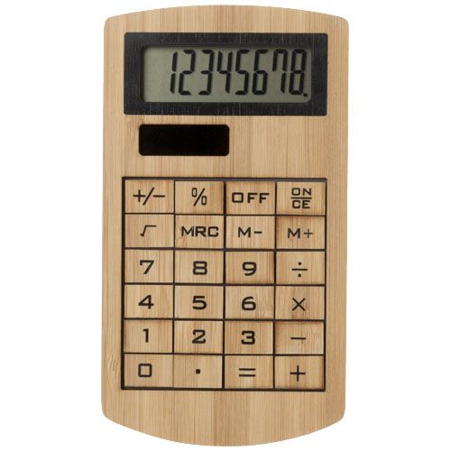 Calculadora de bambú 