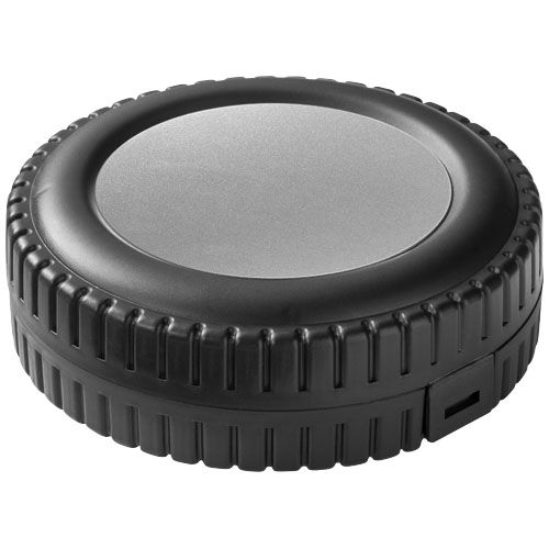 plateado/negro Set de herramientas de 25 piezas con forma de neumático