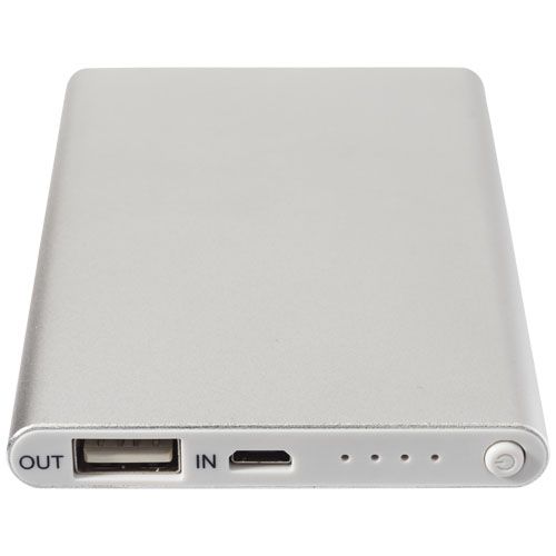 plateado Batería externa de 4000 mAh