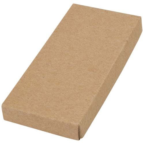 plateado Llavero rectangular
