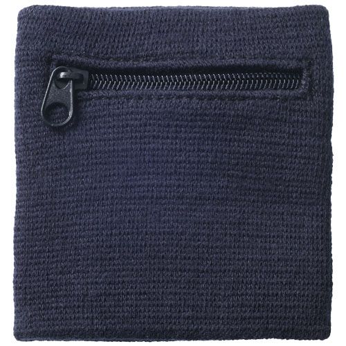 Muñequera absorbente con bolsillo cremallera 