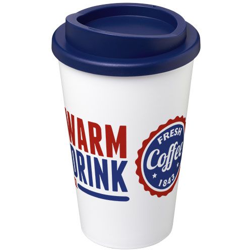 blanco/azul Americano® Vaso térmico de 350 ml