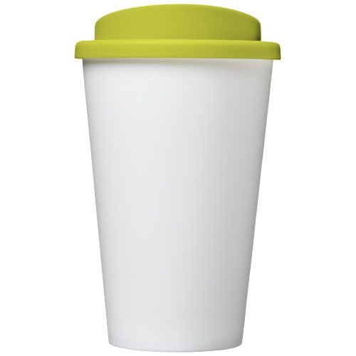 blanco/verde lima Americano® Vaso térmico de 350 ml