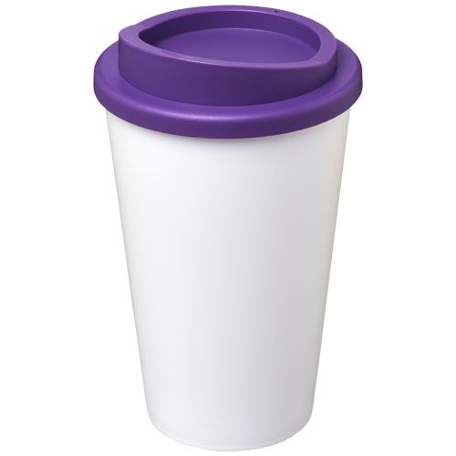 blanco/morado Americano® Vaso térmico de 350 ml