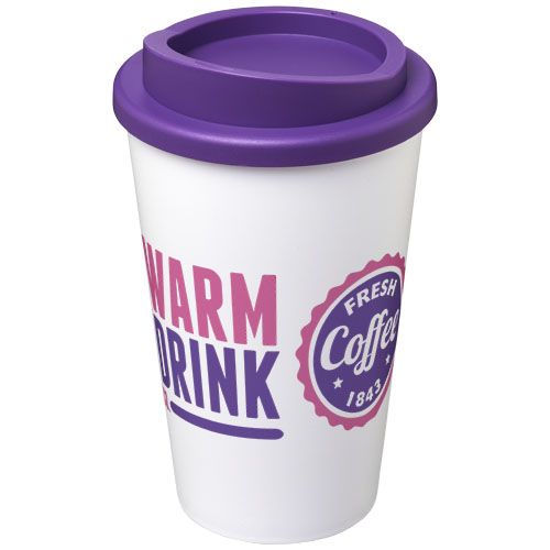 blanco/morado Americano® Vaso térmico de 350 ml