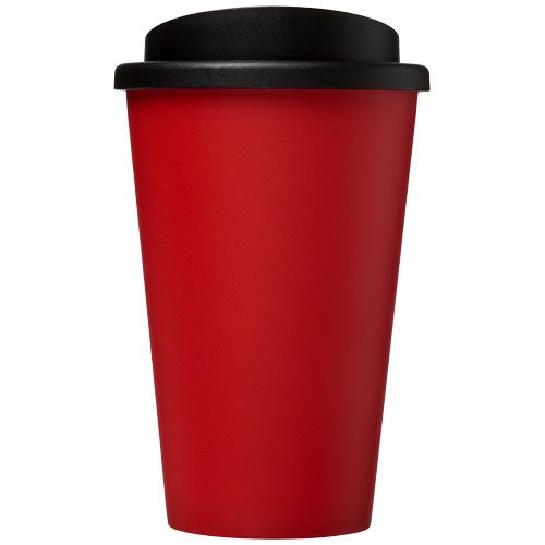 rojo/negro Americano® Vaso térmico de 350 ml