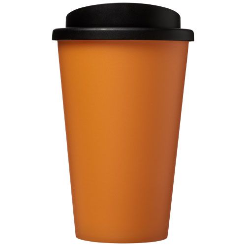 naranja/negro Americano® Vaso térmico de 350 ml