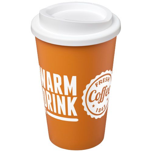 naranja/blanco Americano® Vaso térmico de 350 ml