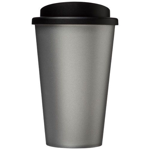 plateado/negro Americano® Vaso térmico de 350 ml