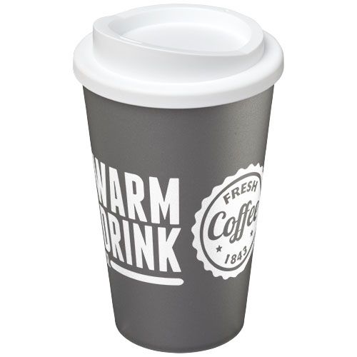 plateado/blanco Americano® Vaso térmico de 350 ml