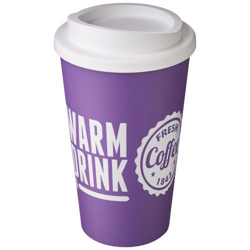 morado/blanco Americano® Vaso térmico de 350 ml