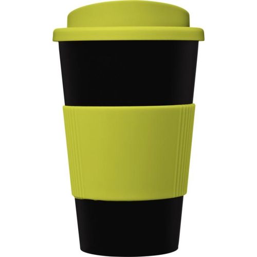 negro/verde lima Vaso térmico de 350 ml con agarradera Americano®