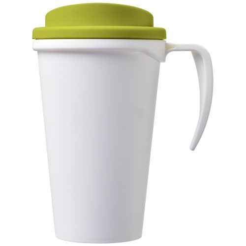 blanco/verde lima Americano® Vaso térmico de 350 ml