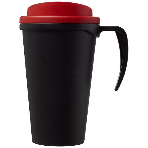 negro/rojo Americano® Vaso térmico de 350 ml