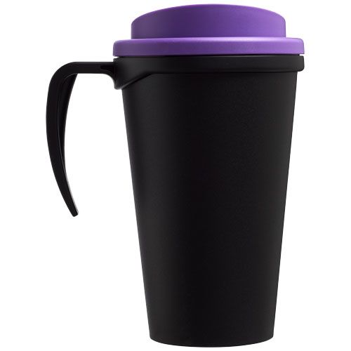negro/morado Americano® Vaso térmico de 350 ml