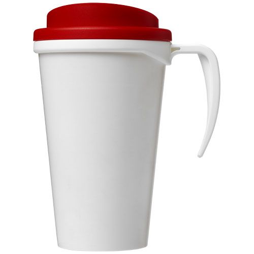 blanco/rojo Brite-Americano® Vaso térmico de 350 ml