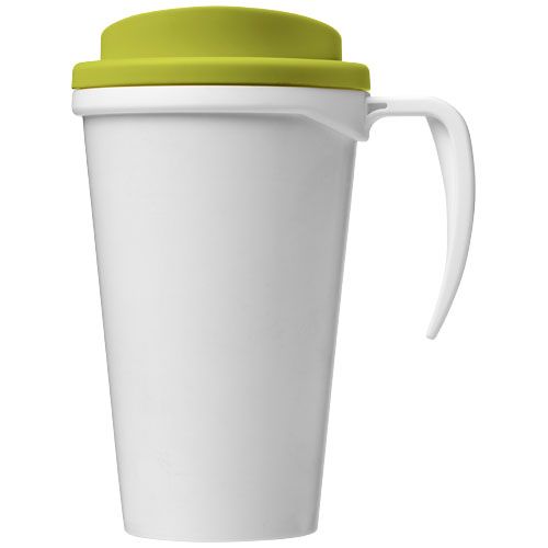 blanco/verde lima Brite-Americano® Vaso térmico de 350 ml