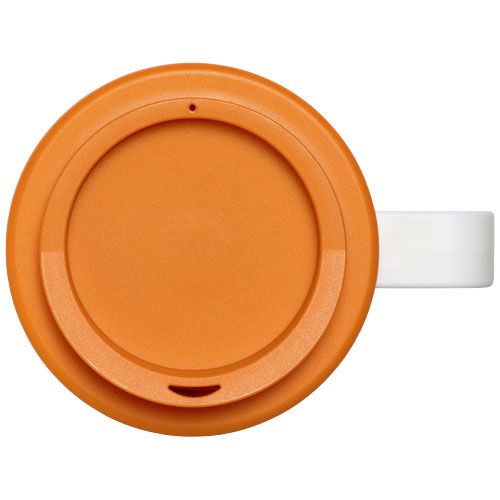 blanco/naranja Brite-Americano® Vaso térmico de 350 ml