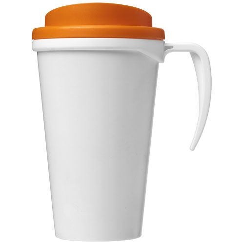 blanco/naranja Brite-Americano® Vaso térmico de 350 ml