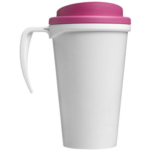blanco/rosa Brite-Americano® Vaso térmico de 350 ml