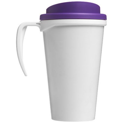 blanco/morado Brite-Americano® Vaso térmico de 350 ml