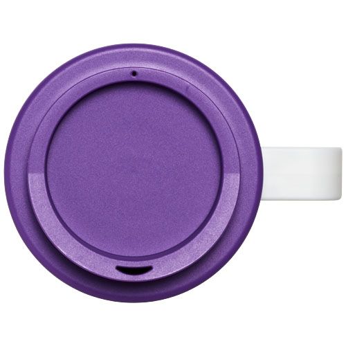 blanco/morado Brite-Americano® Vaso térmico de 350 ml