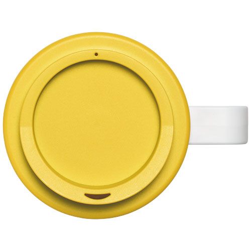 blanco/amarillo Brite-Americano® Vaso térmico de 350 ml