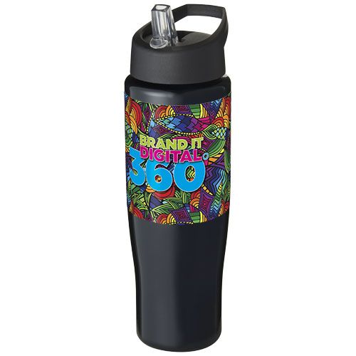 black Bidón deportivo con tapa con boquilla de 700 ml H2O Active®