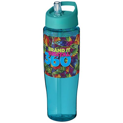 azul aqua Bidón deportivo con tapa con boquilla de 700 ml H2O Active®