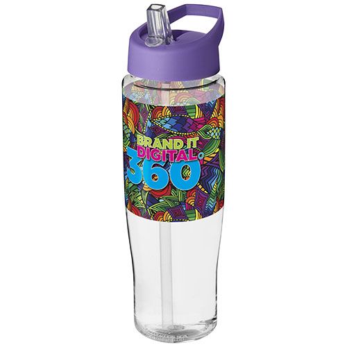 transparente/morado Bidón deportivo con tapa con boquilla de 700 ml H2O Active®
