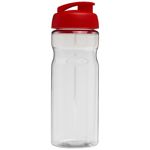transparente/rojo Bidón deportivo con Tapa Flip de 650 ml H2O Active®