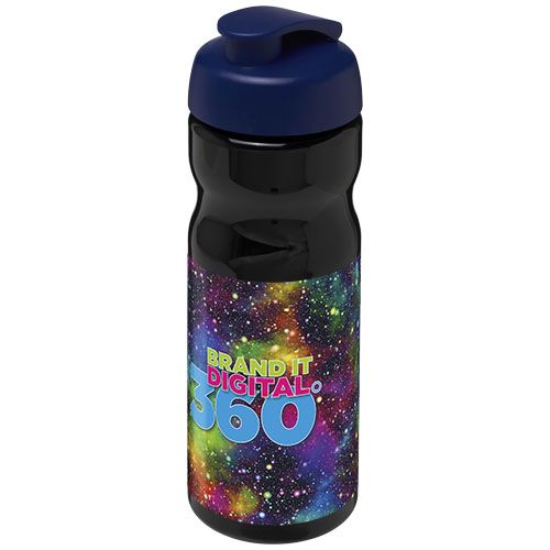 negro/azul Bidón deportivo con Tapa Flip de 650 ml H2O Active®