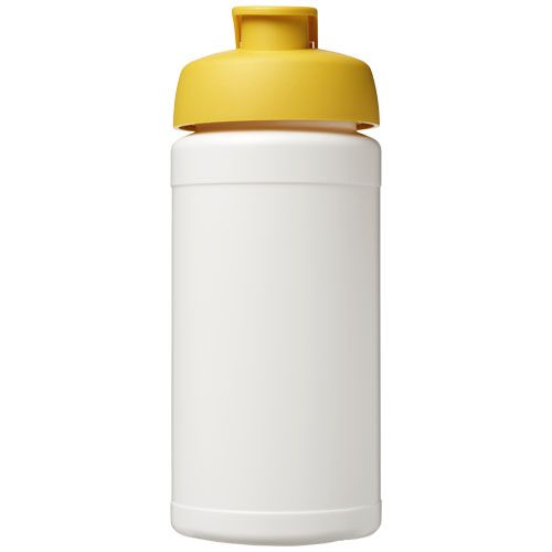 blanco/amarillo Bidón deportivo con Tapa Flip de 500 ml Baseline™