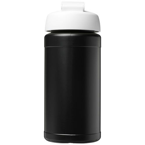 negro/blanco Bidón deportivo con Tapa Flip de 500 ml Baseline™