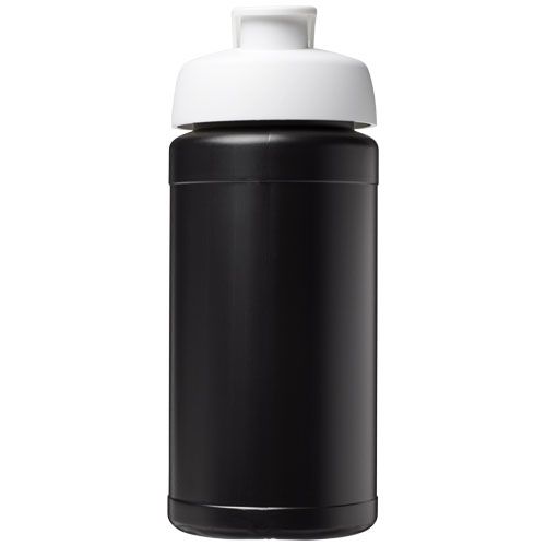 negro/blanco Bidón deportivo con Tapa Flip de 500 ml Baseline™