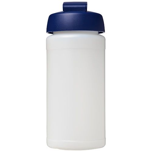 transparente/azul Bidón deportivo con Tapa Flip de 500 ml Baseline™