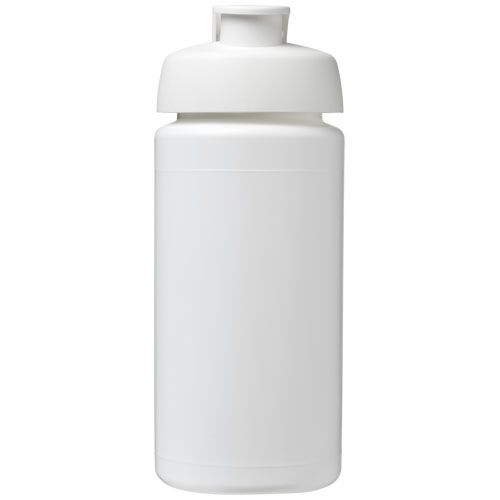 white Bidón deportivo con Tapa Flip de 500 ml con asa Baseline™