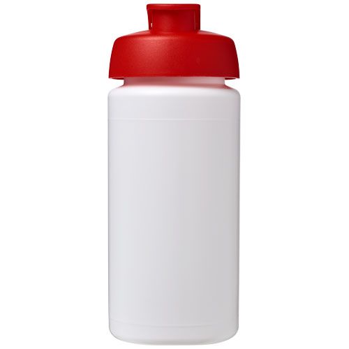 blanco/rojo Bidón deportivo con Tapa Flip de 500 ml con asa Baseline™