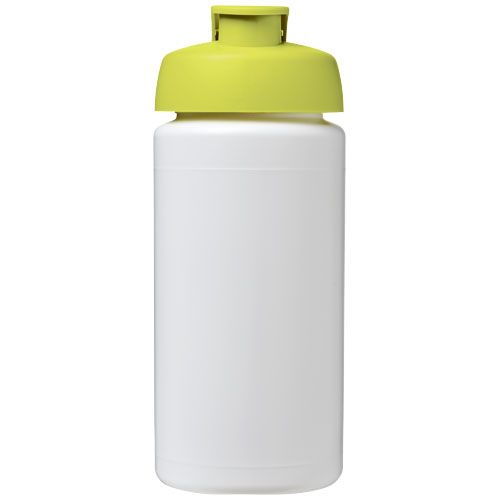 blanco/verde lima Bidón deportivo con Tapa Flip de 500 ml con asa Baseline™