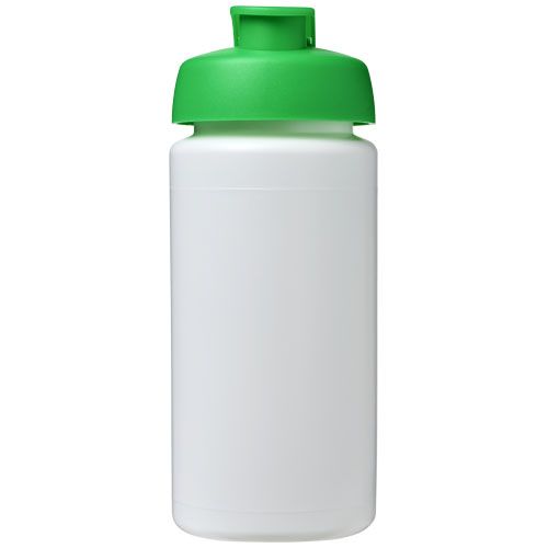 blanco/verde Bidón deportivo con Tapa Flip de 500 ml con asa Baseline™