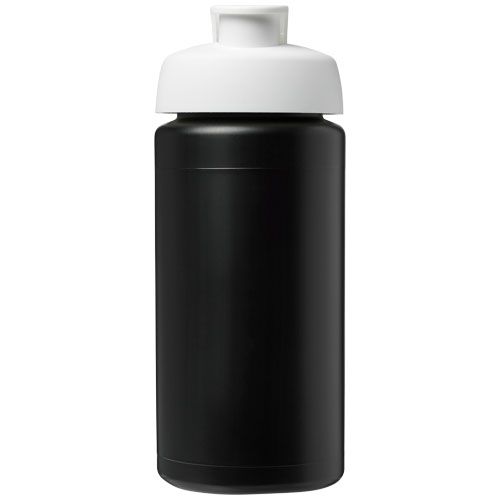 negro/blanco Bidón deportivo con Tapa Flip de 500 ml con asa Baseline™