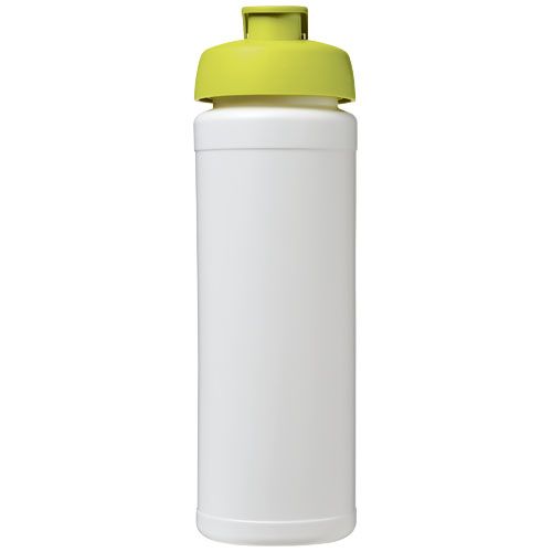 blanco/verde lima Bidón deportivo con Tapa Flip de 750 ml con agarradera Baseline™