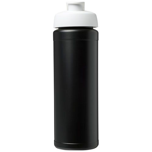 negro/blanco Bidón deportivo con Tapa Flip de 750 ml con agarradera Baseline™