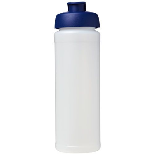 transparente/azul Bidón deportivo con Tapa Flip de 750 ml con agarradera Baseline™