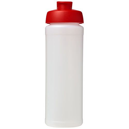transparente/rojo Bidón deportivo con Tapa Flip de 750 ml con agarradera Baseline™