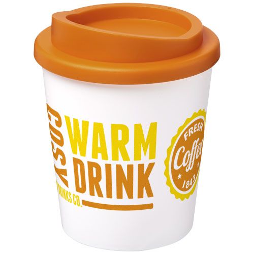 blanco/naranja Americano® Vaso térmico de 250 ml