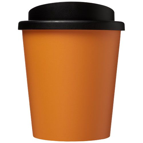 naranja/negro Americano® Vaso térmico de 250 ml